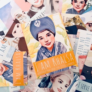 Khalsa Affirmatiekaarten, Affirmatiekaarten, Affirmatiekaarten voor Sikh-kinderen, Chardi Kala-affirmaties voor Sikh-kinderen
