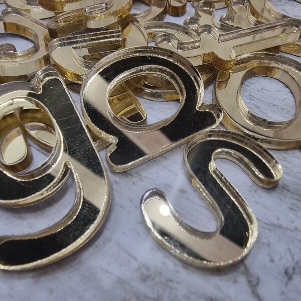 Mirrored Alphabet Letters - Etsy