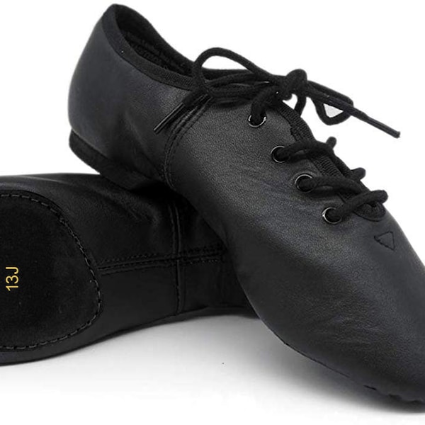 Children Modern Dance Leather Shoes. Irish Modern Ballet Jazz Shoes