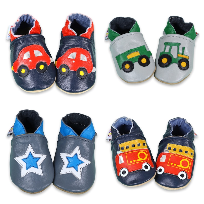 NEW STOCK Soft Sole Leather Baby Shoes. Slippers. Moccasins. Infant Toddler Children image 6