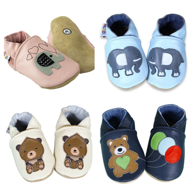 NEW STOCK Soft Sole Leather Baby Shoes. Slippers. Moccasins. Infant Toddler Children image 3
