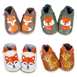 NEW STOCK Soft Sole Leather Baby Shoes. Slippers. Moccasins. Infant Toddler Children image 2