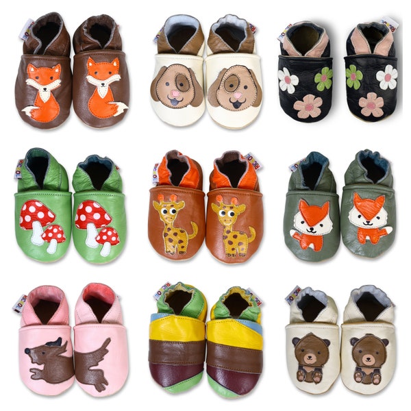 NEW STOCK Soft Sole Leather Baby Shoes. Slippers. Moccasins. Infant Toddler Children