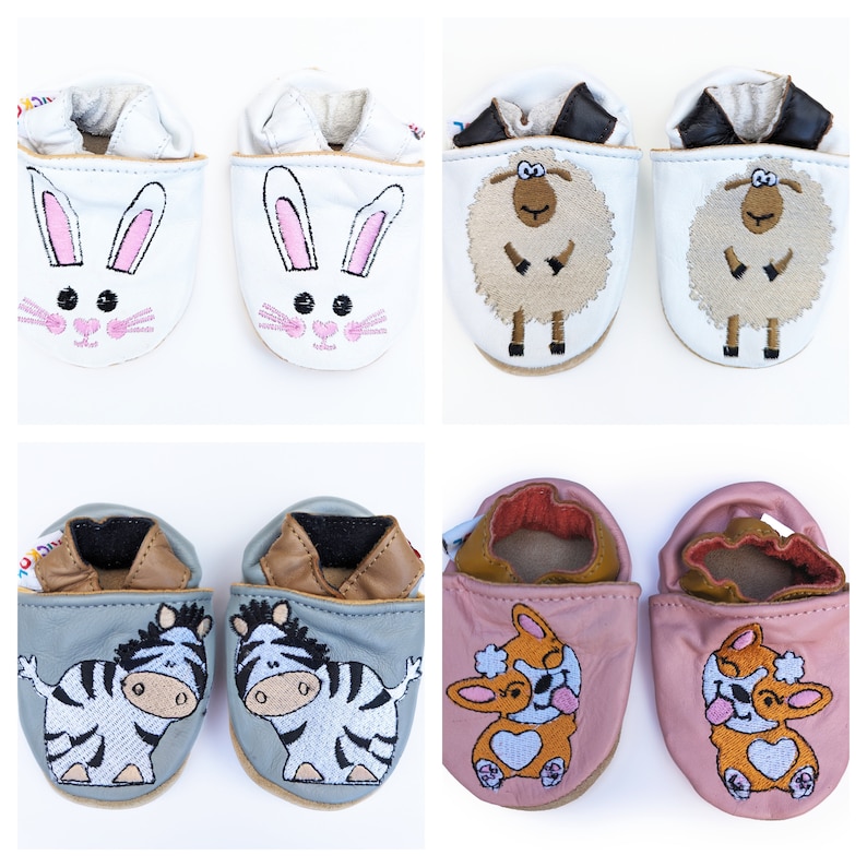 NEW STOCK Soft Sole Leather Baby Shoes. Slippers. Moccasins. Infant Toddler Children image 5