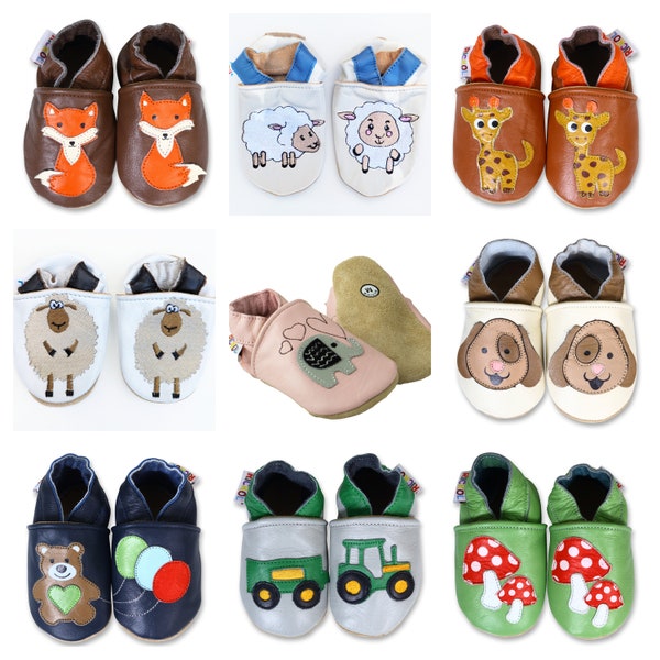 NEW STOCK Soft Sole Leather Baby Shoes. Slippers. Moccasins. Infant Toddler Children