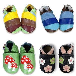 NEW STOCK Soft Sole Leather Baby Shoes. Slippers. Moccasins. Infant Toddler Children image 8