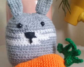 Easter Bunny rabbit and Carrot