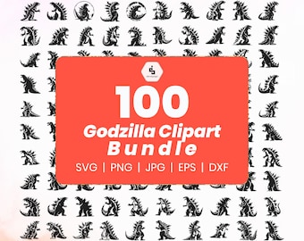 Godzilla Svg on Multiple Formats - Godzilla Silhouette Svg - Godzilla Clipart - Godzilla PNG - Godzilla Vector