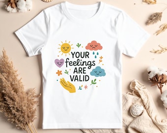 Feelings are Valid SVG: Mental Health Affirmation (Digital Download)
