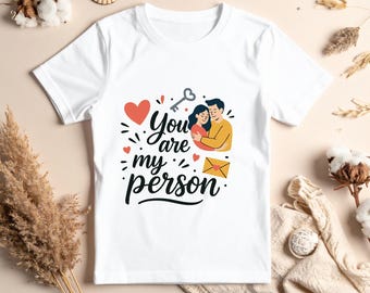You Are My Person SVG: Romantic Love Quote, Pinky Promise (Digital Download)