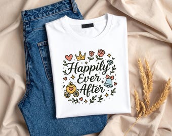 Happily Ever After Wedding Sign SVG: Fairy Tale Quote (Digital Download)