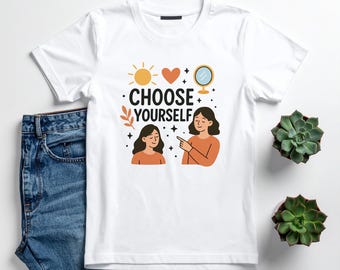 Choose Yourself Quote SVG: Inspirational Affirmation Design (Digital Download)