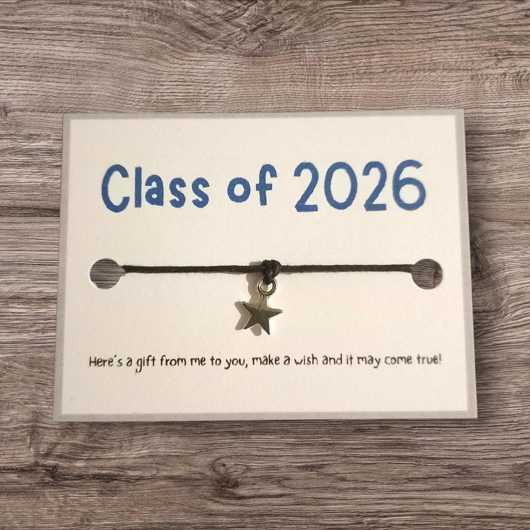 Class of 2026 Wish Bracelets Class Gift Class of 2026 Bulk PTA End of ...