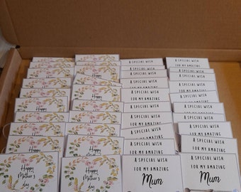 10, 20, 50, 100 mixed mother&#39;s day wish bracelets resale, Bulk, Wholesale, Stall fillers, Pta, Fundraising, bulk gifts, gifts for mum