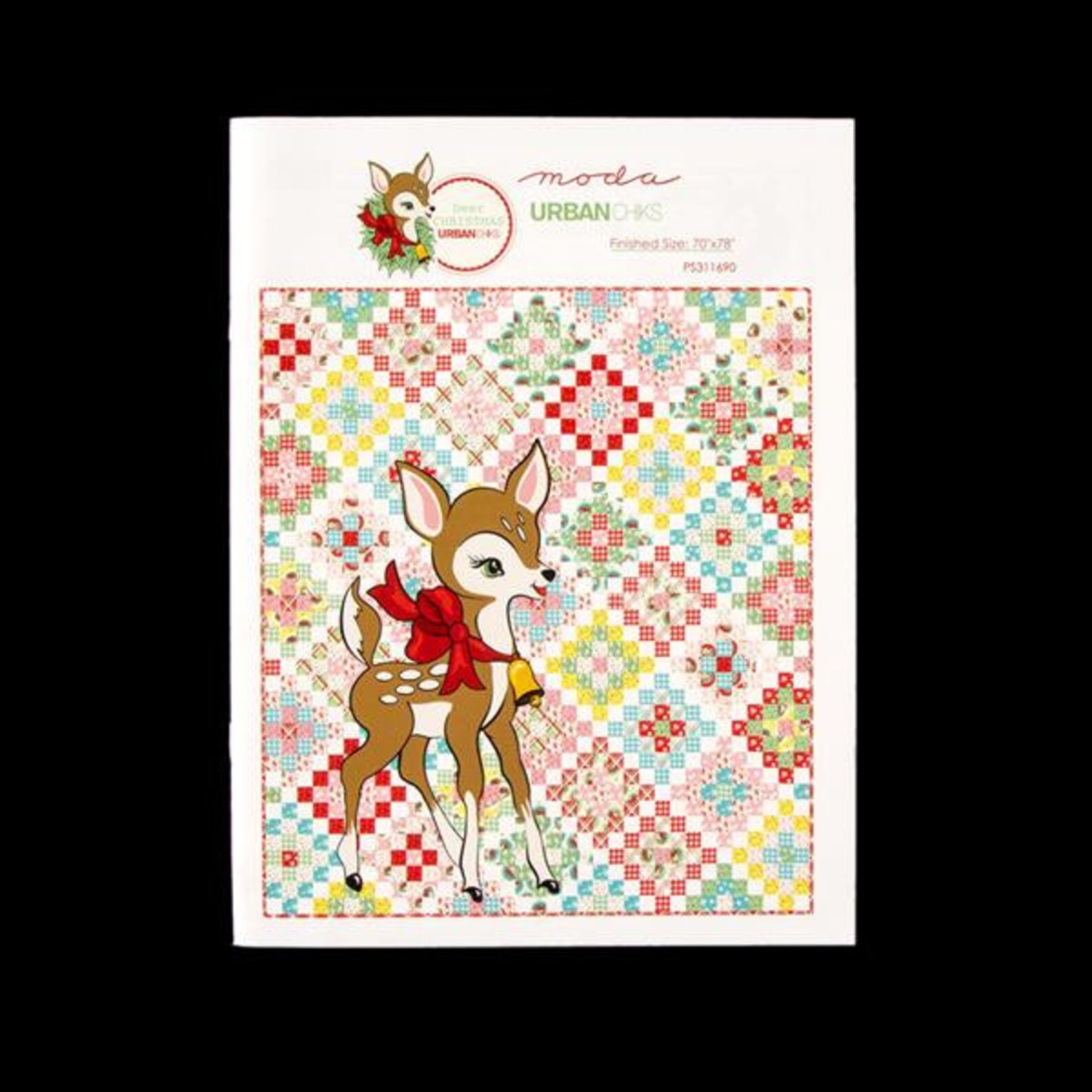 Deer Christmas Quilt Kit By Urban Chiks For Moda Fabrics Etsy