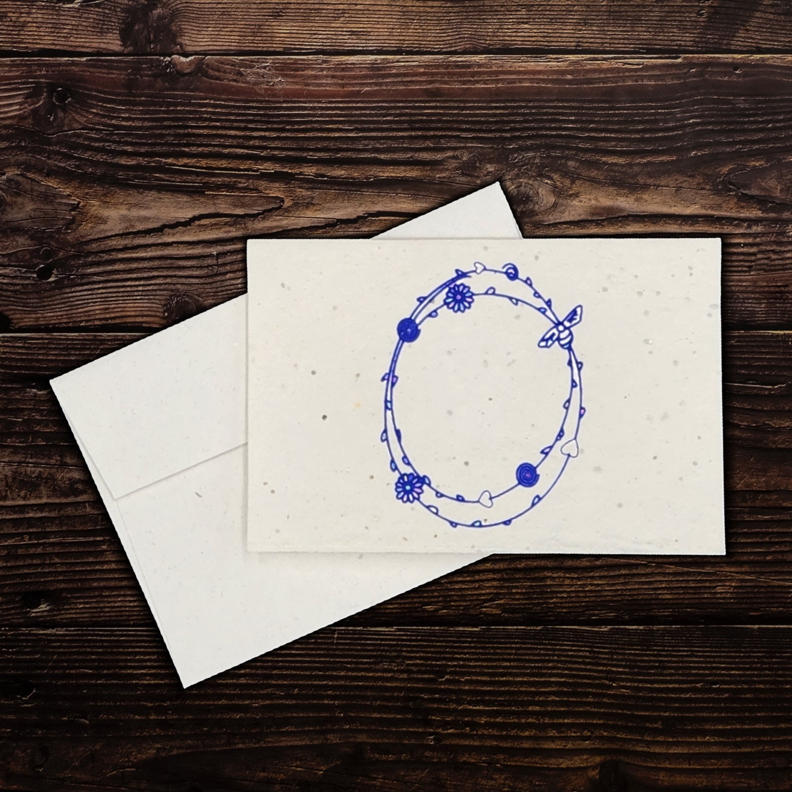 Embedded Blanks Blank Inside Card Handmade Wildflower Seed Embedded Paper - Etsy