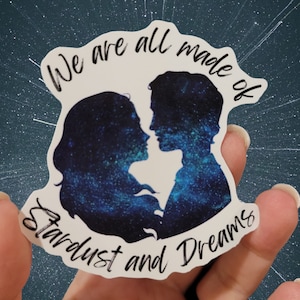 Sticker - Couple silhouette - 3&quot; Die-cut - Stardust and Dreams - Water bottle laptop sticker