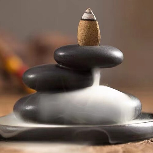 GIRAFFE Ceramic Backflow Pond Incense Burner Waterfall Etsy