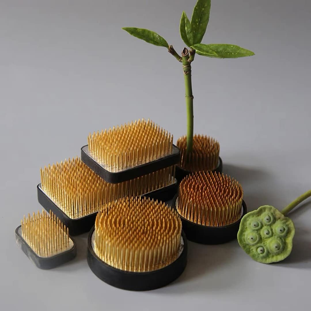 KENZAN6 Sizes,metal Flower Frog,ikebana Kenzan,flower Holder,floral