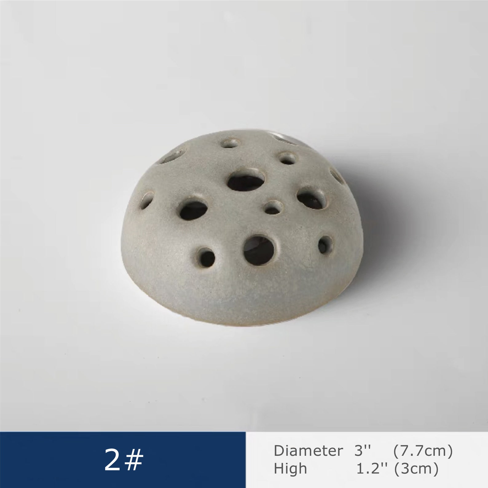 5 Colors Ceramic Flower Holder/ceramic Flower Frog/japanese Etsy