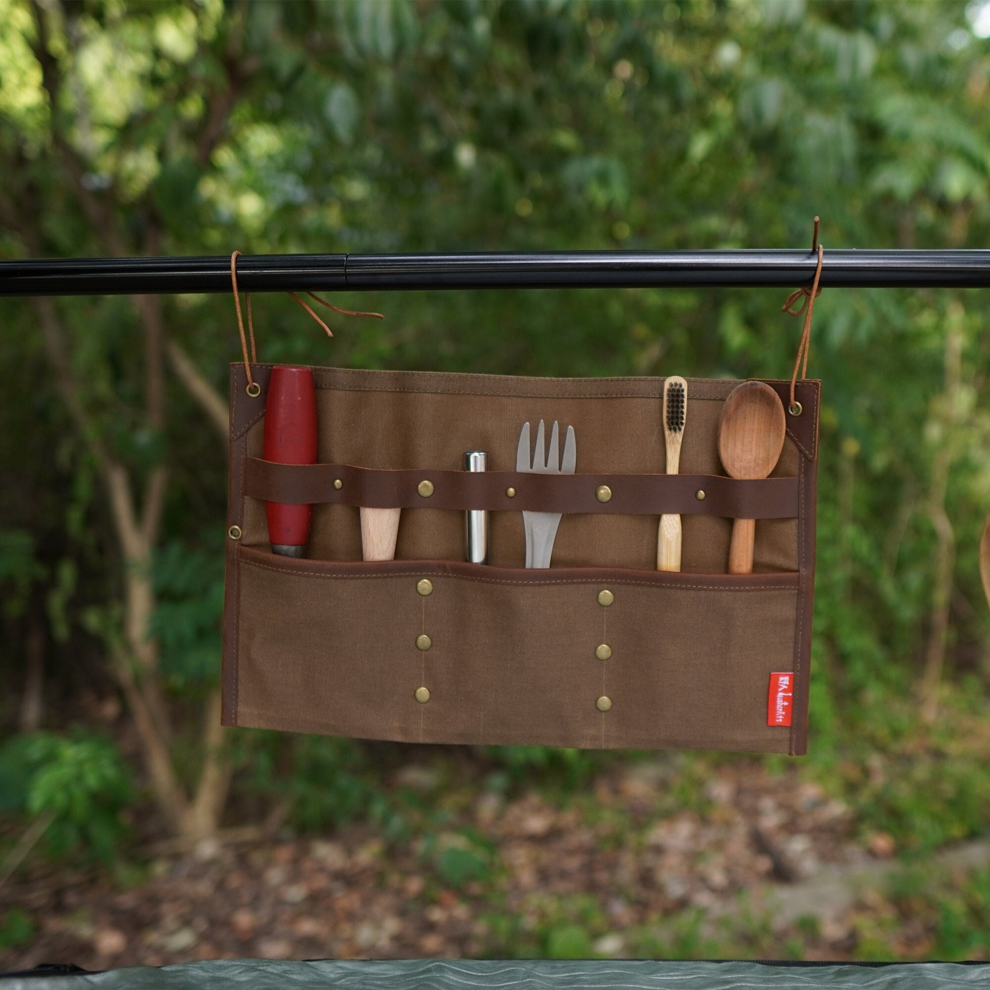 Waterproof Waxed Canvas Tool Roll/waxed Canvas Spork Etsy UK