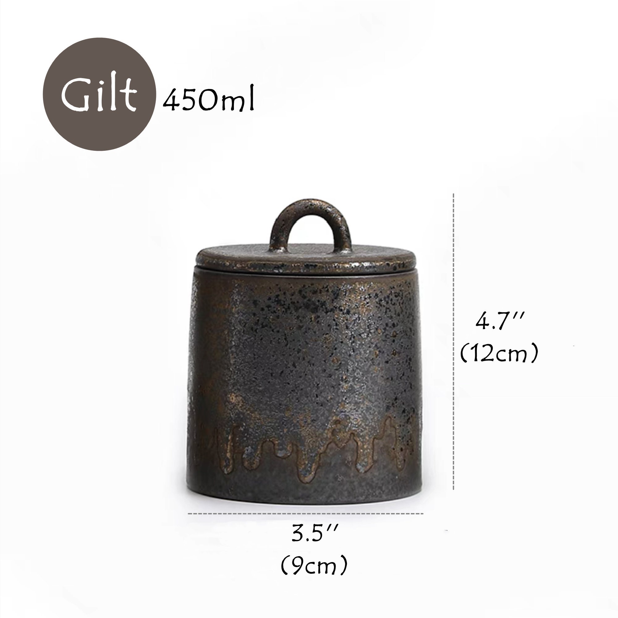 Stoneware Storage Jar With Lid/ceramic Jars With Lid/tea Etsy UK