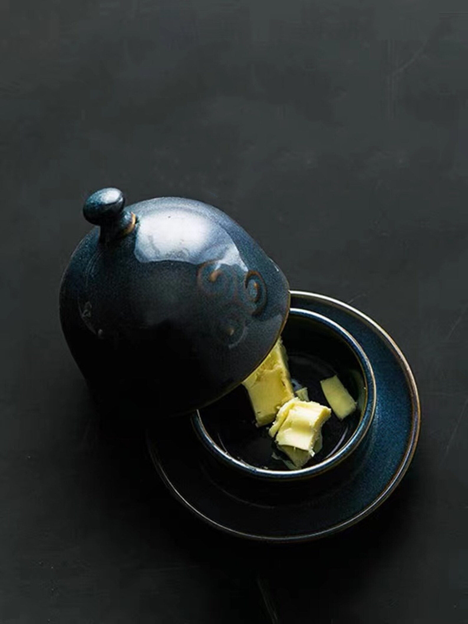 Vintage Ceramic Butter Dish With Lid/Ceramic Covered Butter Etsy