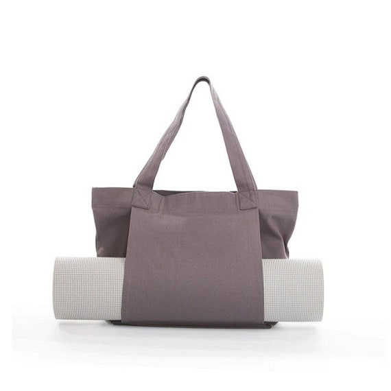 Yoga Pilates Mat Bag/basic Canvas Tote With Mat Carrier Etsy