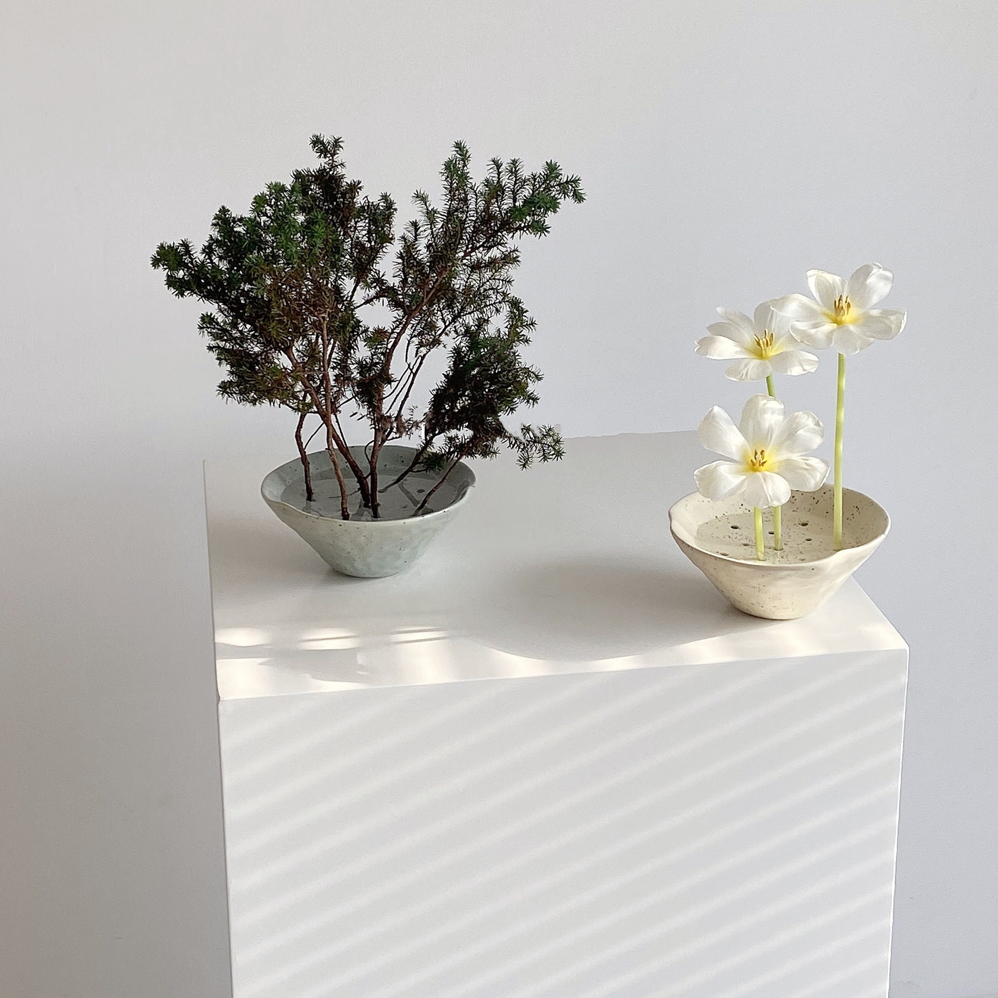 3 Colors Kenzan/flower Frog/flower Arrangement/japanese Etsy Australia