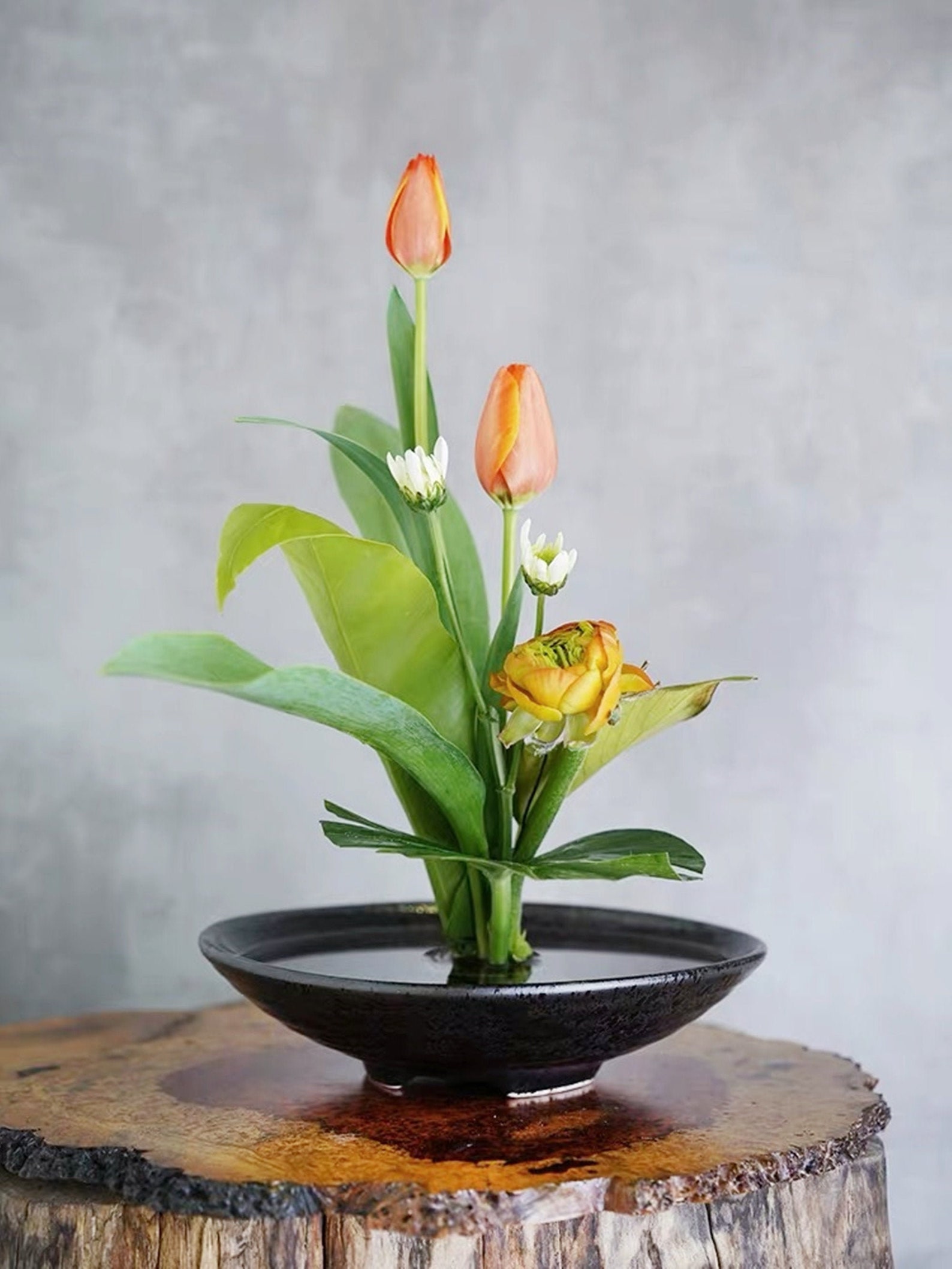 2 Colors Vintage Ikebana Vase Set Of 2Ceramic Vase Etsy