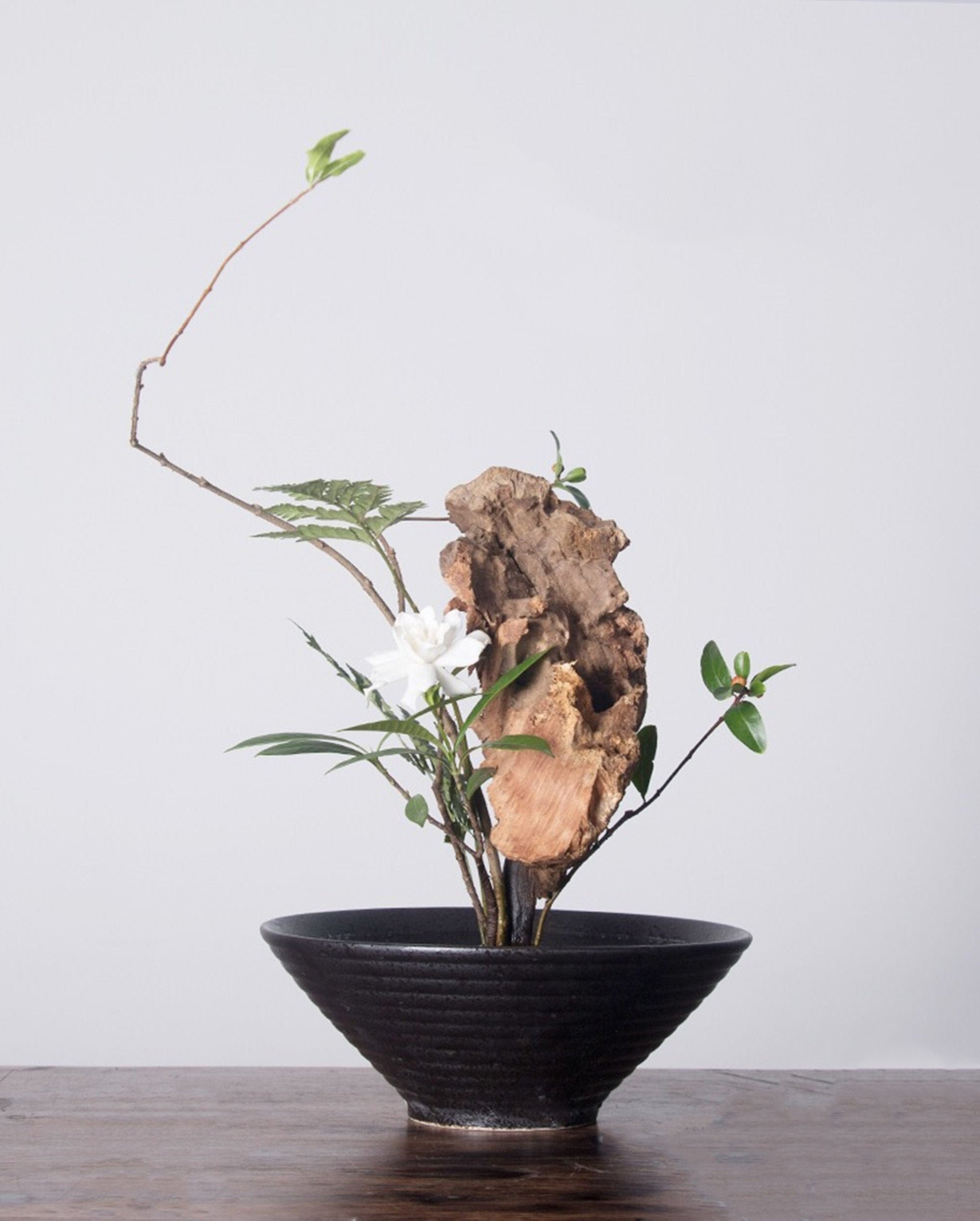 2 Colors Vintage Ikebana Bowl Set1 Ceramic Vase 1 Etsy