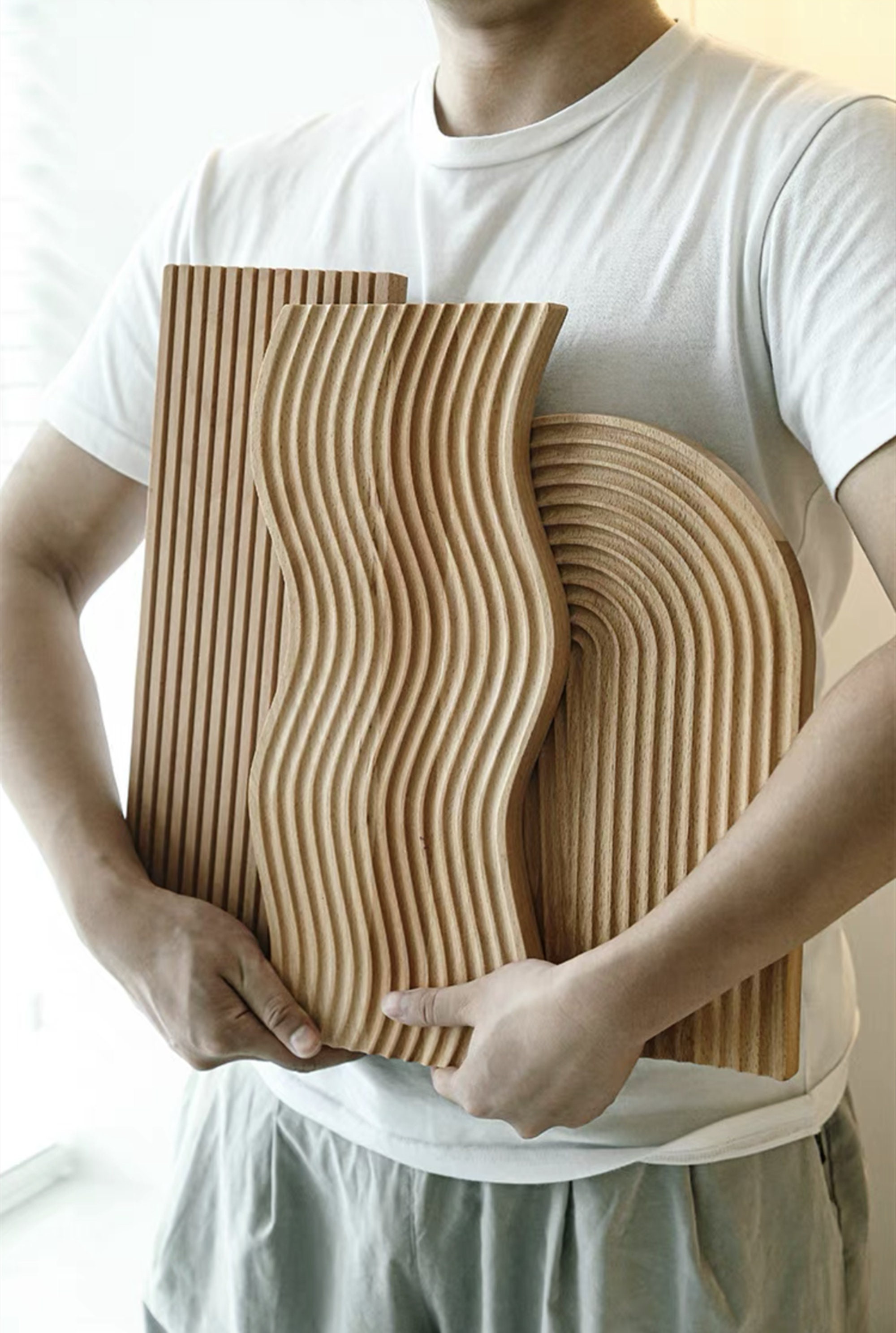 3 Formen Holzbogen Deko Tablett/Großer Untersetzer/Schmuck | Etsy