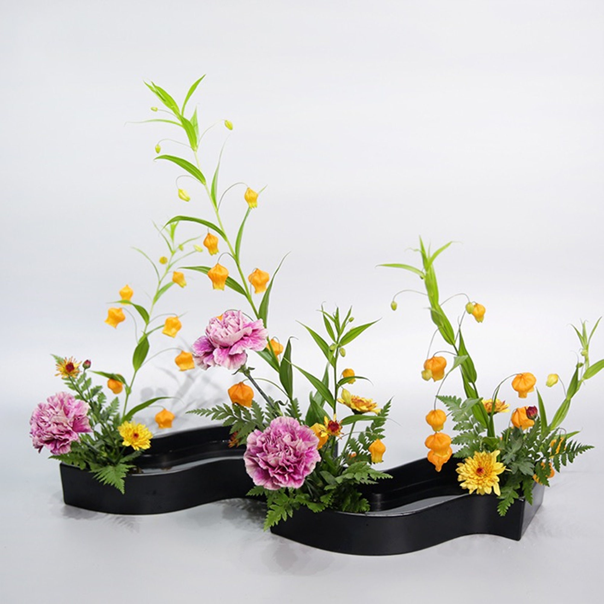 4 Colors Vintage Ikebana Vase Set1 Kenzan 1 Vase/Flower Etsy