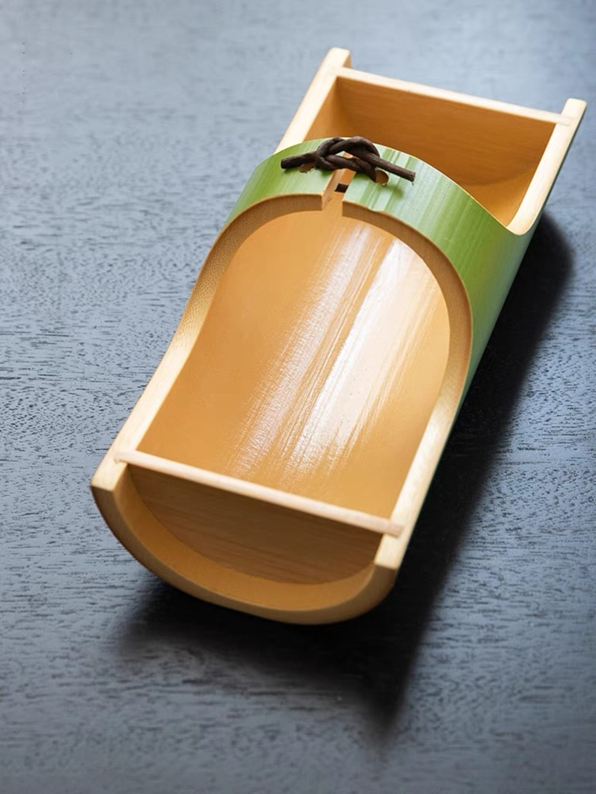 Vintage Ikebana Vase Set of 2bamboo Vase Metal Etsy