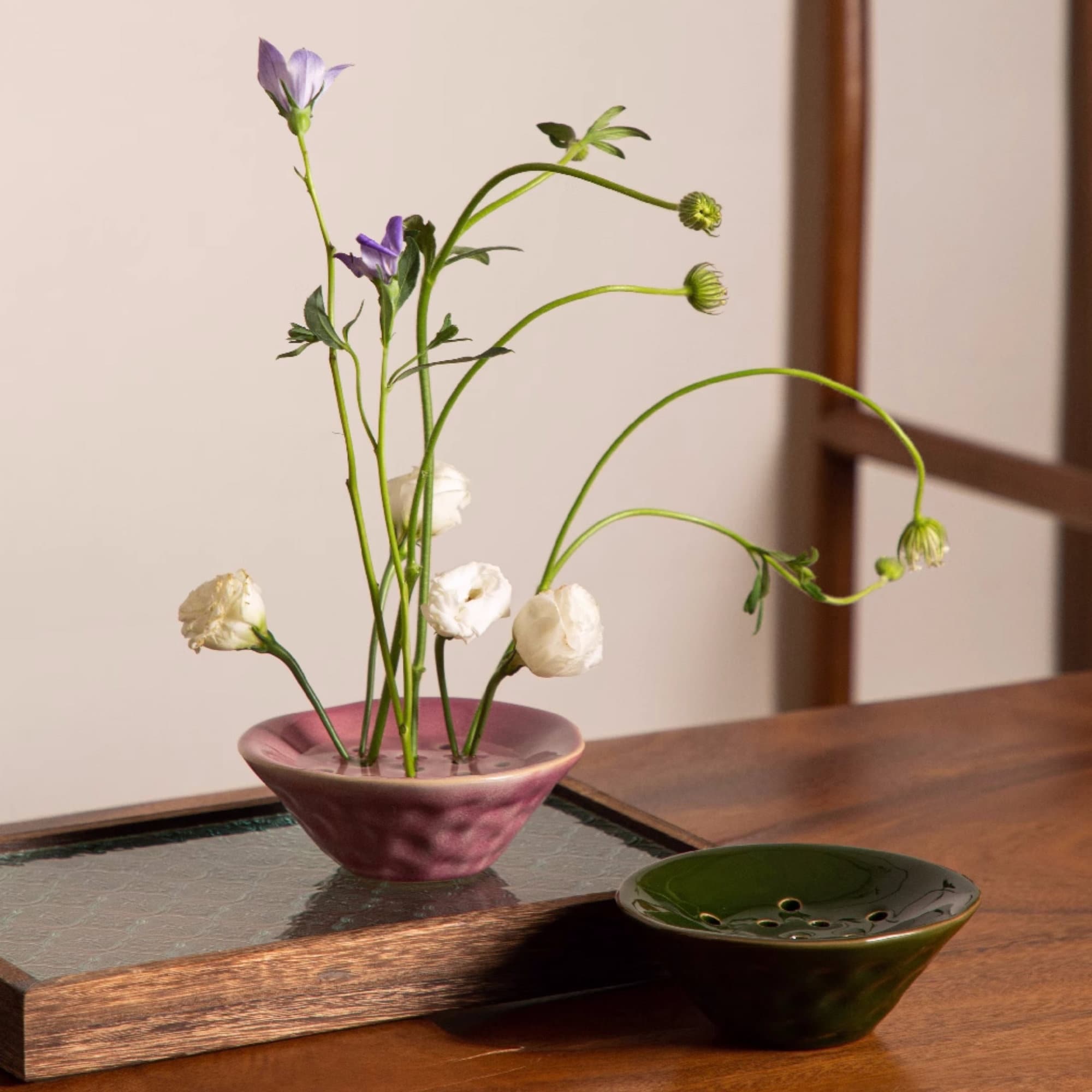 2299, Flower Frog Japanese Kenzan for Ikebana Vase Flower Arrangements  Brass Flo