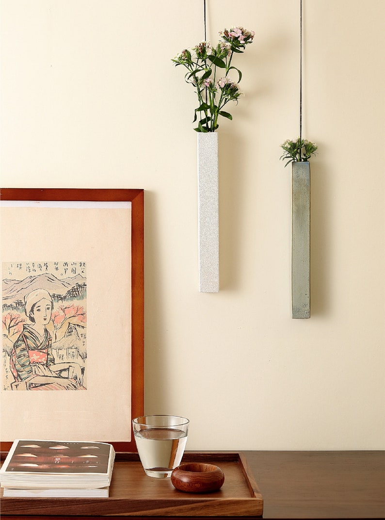 Wall Hanging Ceramic Vase/wall Decor/hydroponics Vase/flower Etsy