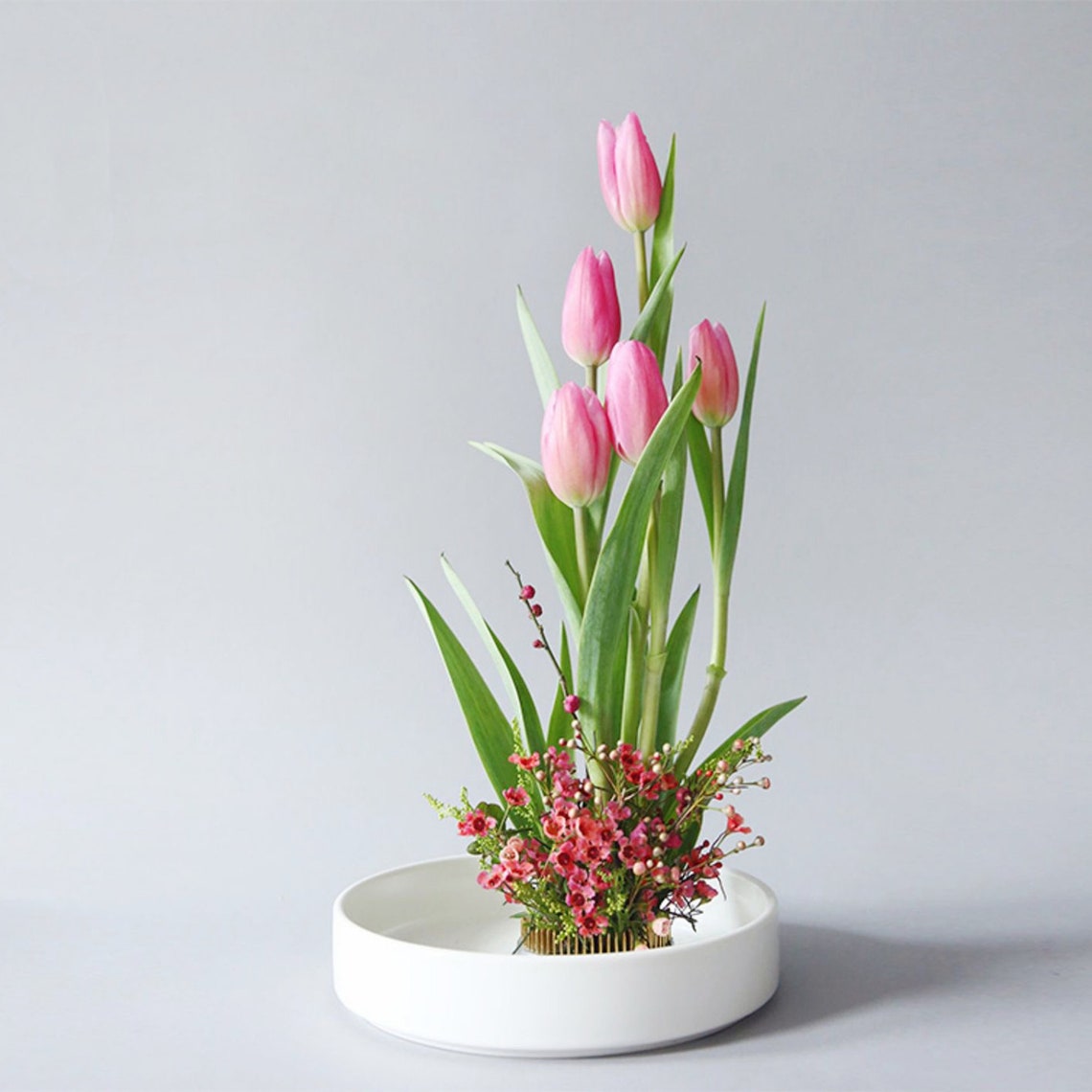 Japanese Ikebana Set Of 8 Ikebana Vase/Metal Kenzan/Ikebana Etsy