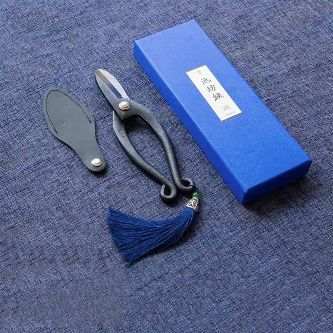 Japanese Ikebana Scissors Set Of 7 Ikebana Scissors/Leather Etsy