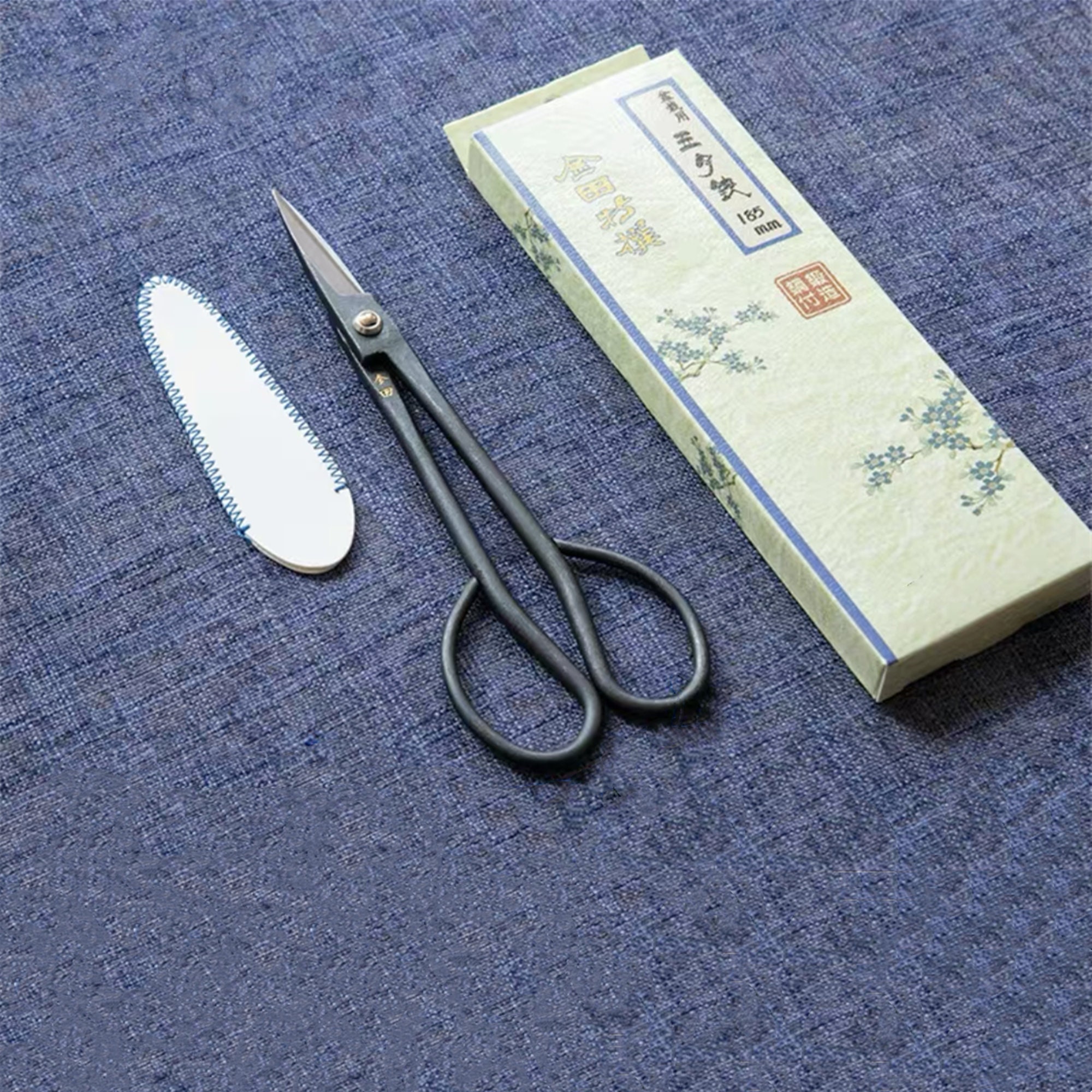 Japanese Ikebana Scissors Set Of 7 Ikebana Scissors/Leather Etsy