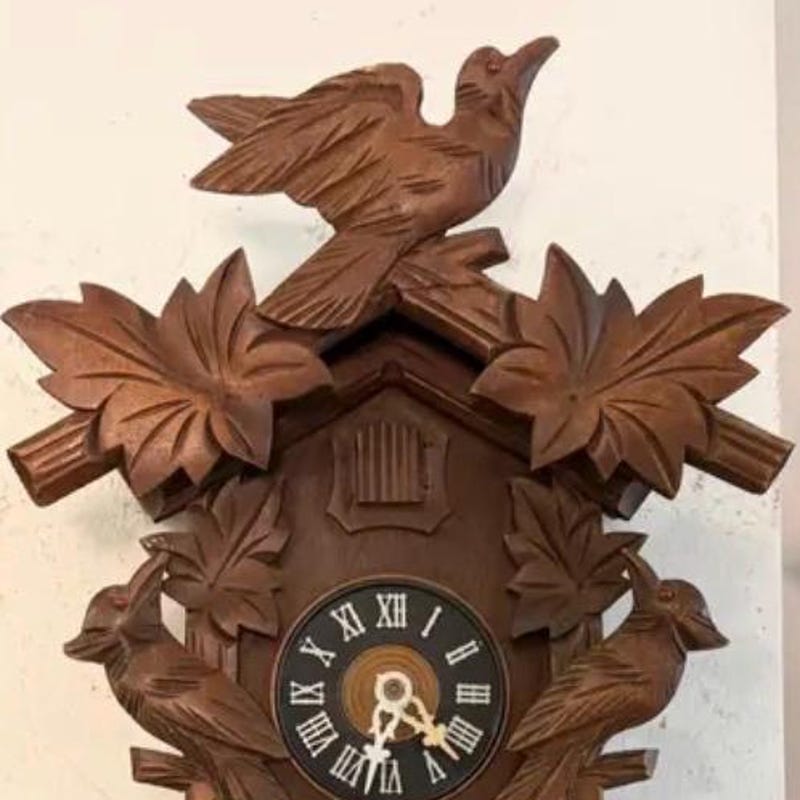 Leaf Cuckoo Clock - Etsy
