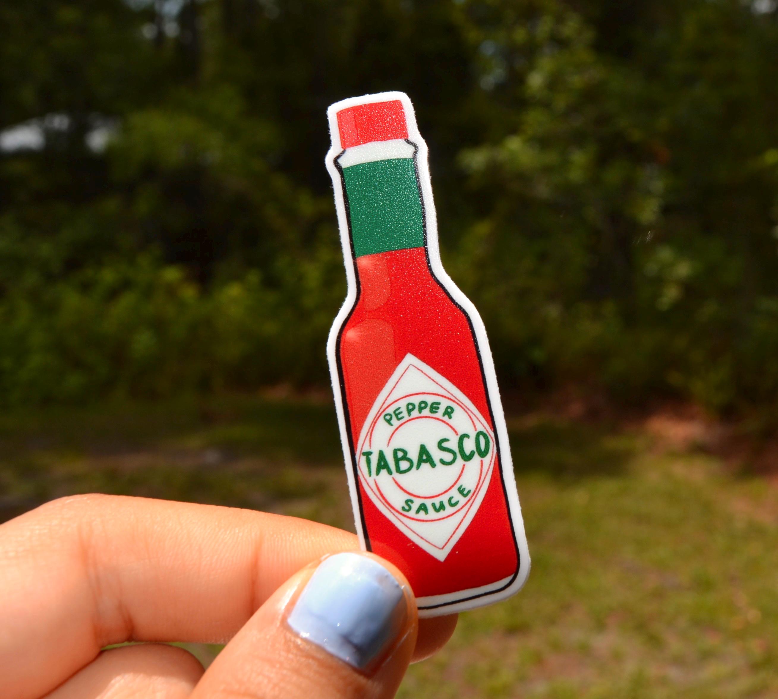 Tabasco Hot Pepper Sauce Sticker, Laptop Decal, Water Bottle Sticker ...