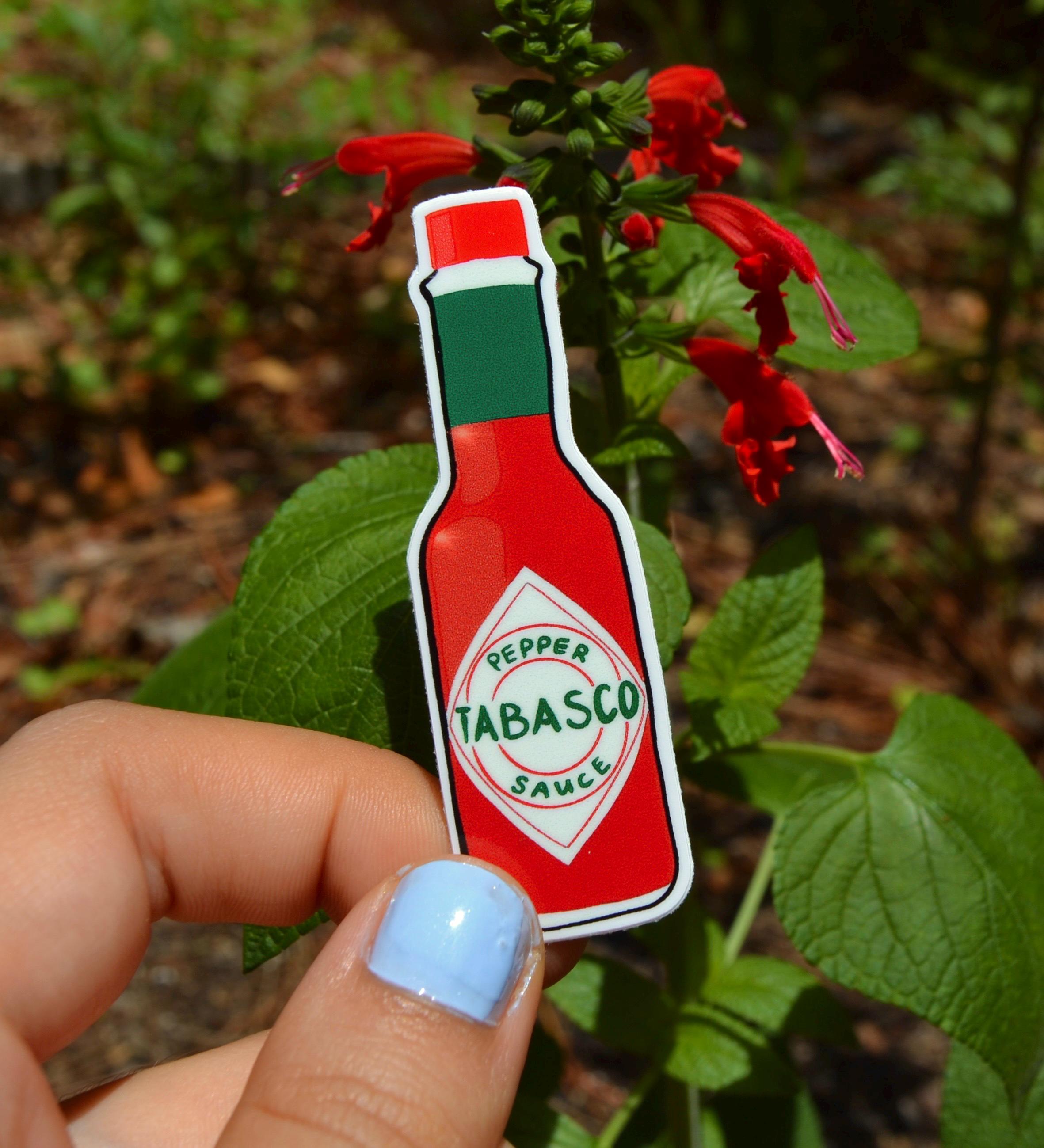 Tabasco Hot Pepper Sauce Sticker, Laptop Decal, Water Bottle Sticker ...