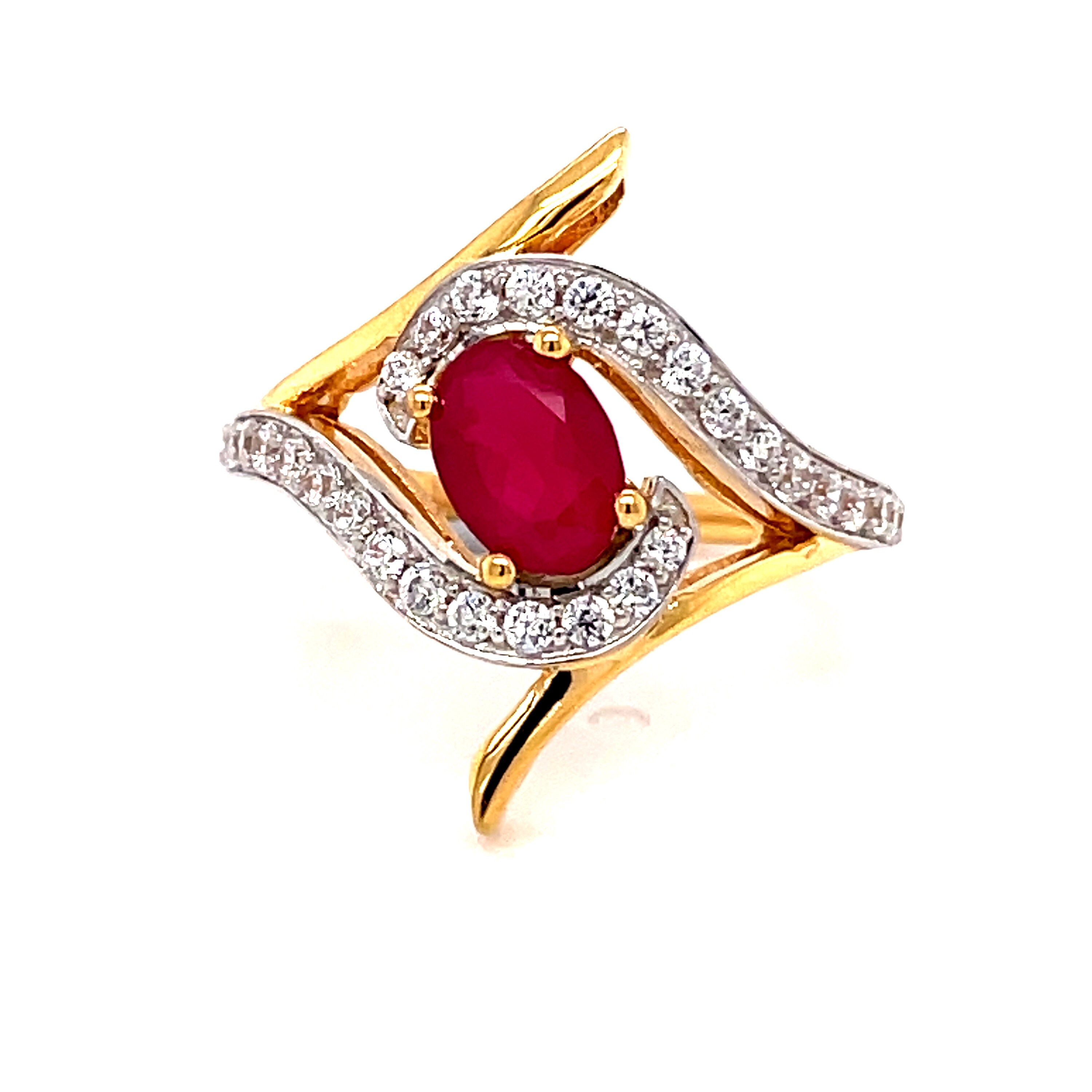 Red Stone Ring Handmade Ring Ruby Stone Ring Gold ring Etsy