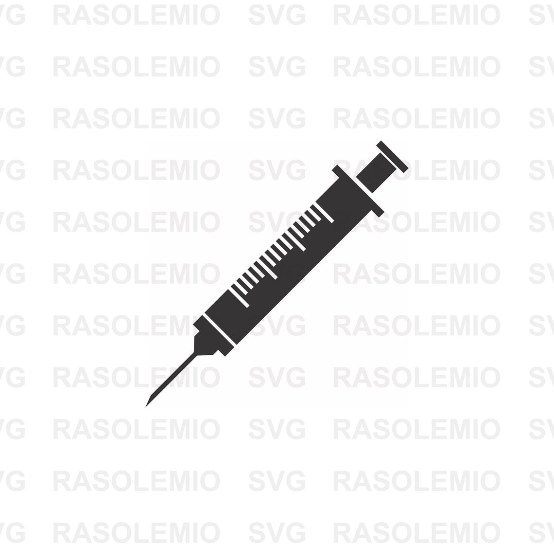 Syringe SVG file Instant Download File ready for Cricut Etsy