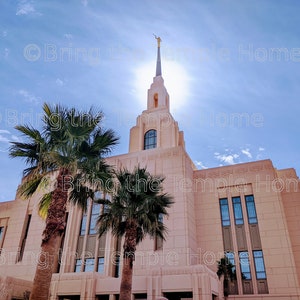 Red Cliffs Utah Temple Digital Download