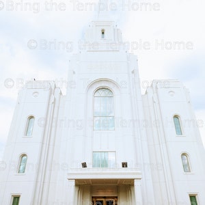 Brigham City, Utah Temple Digital Download in White