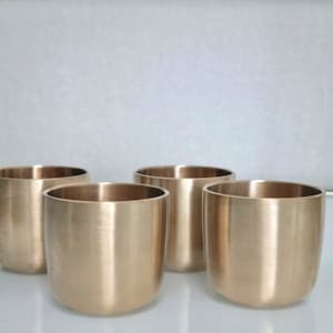 Copa de latón para beber Bangjja Yugi de Corea