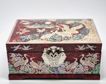Najeon, Mother of pearl Songhak Arirang Music Box Hanji Jewelery Box