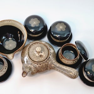 Korean lotus traditional tea set (for 5 people)