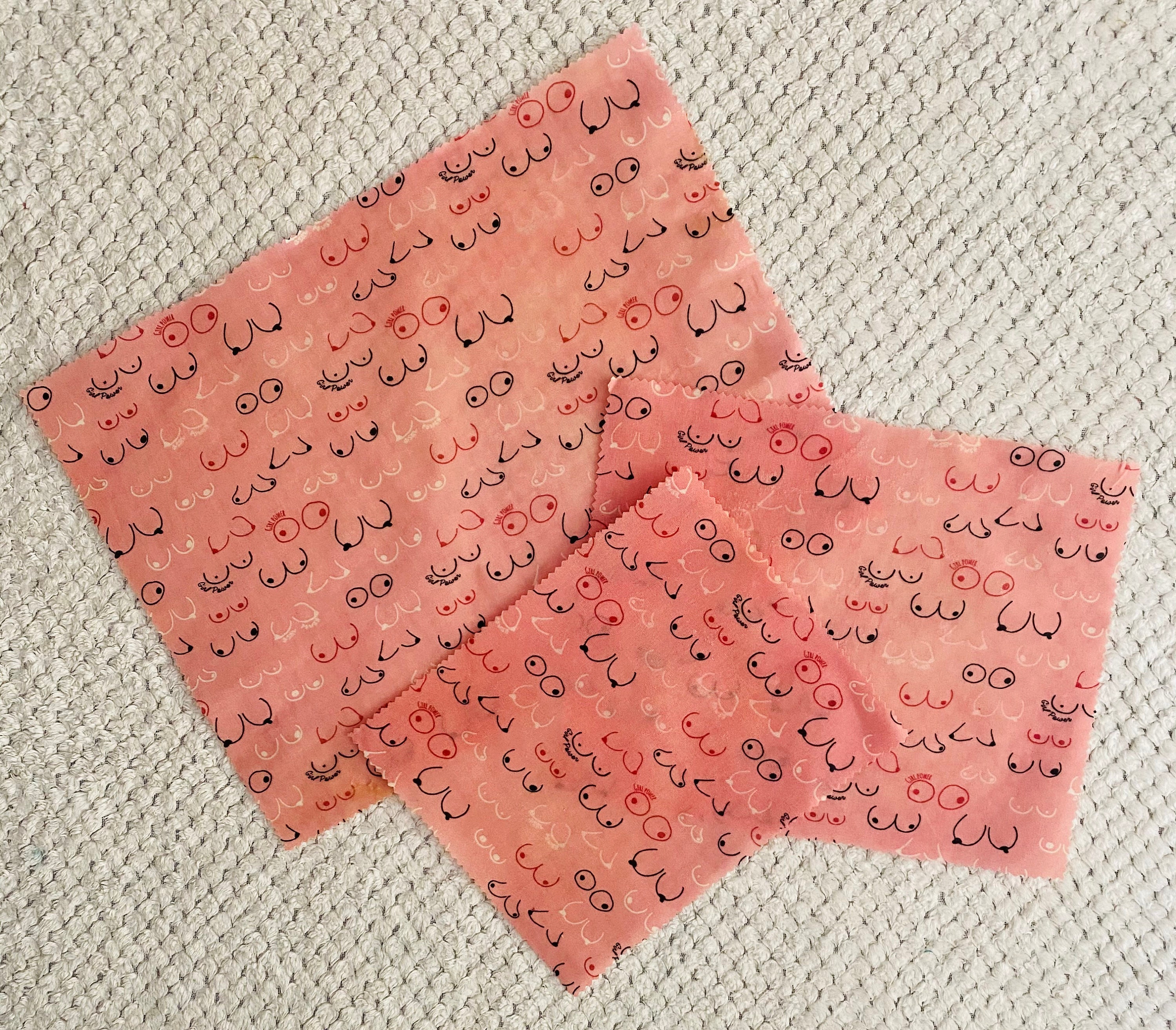 Emballages Alimentaires en Cire/Beewraps Lot de 3